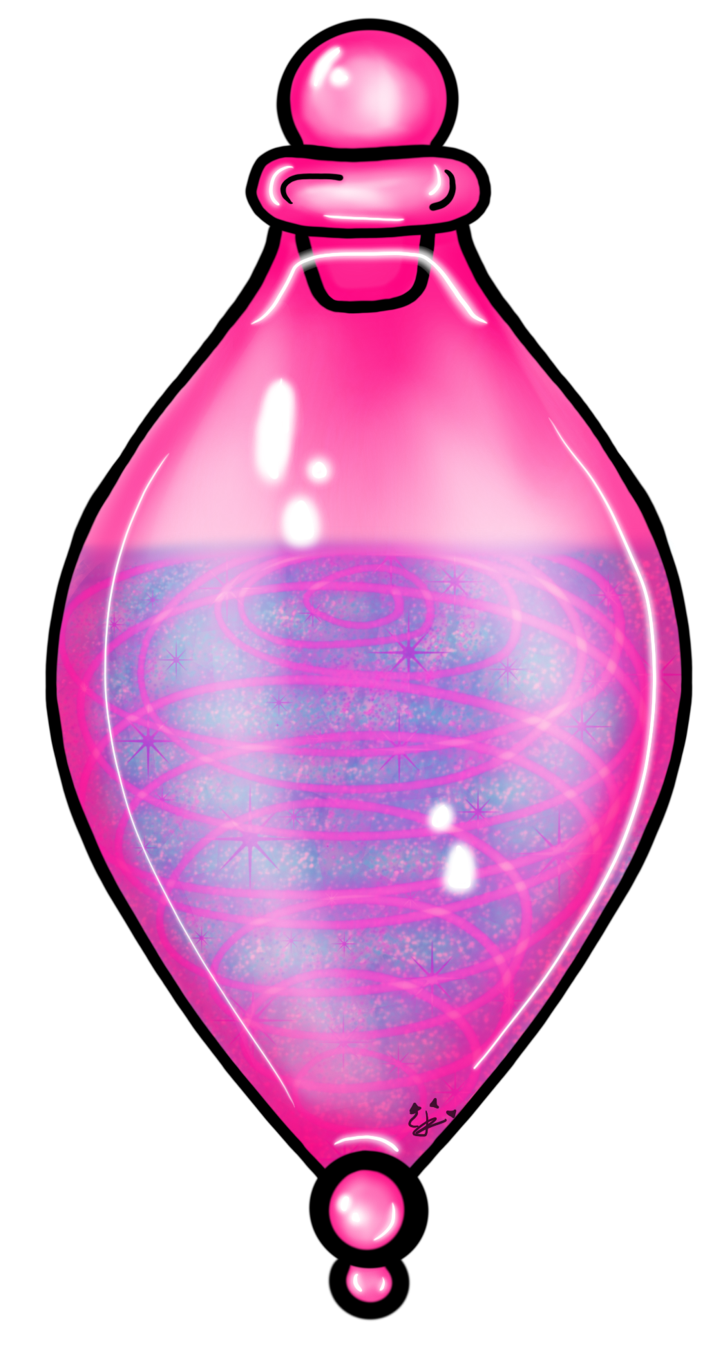 Androgyne potion stickers