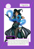 Aquarius trading card