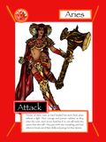 Aries trading card