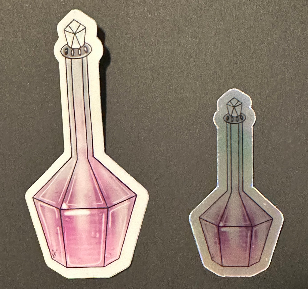 Asexual potion stickers
