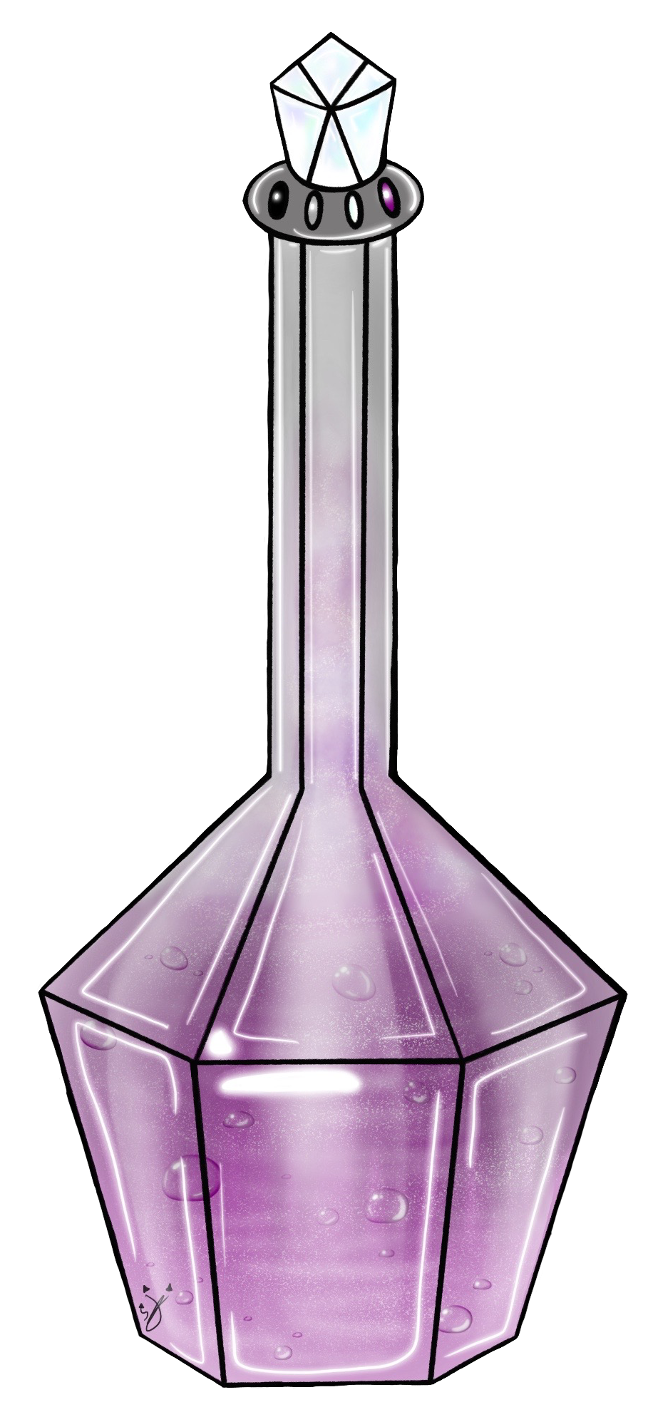 Asexual potion stickers