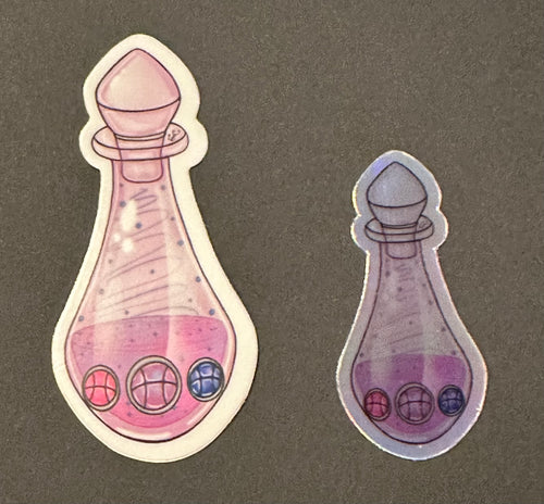 Bisexual potion stickers