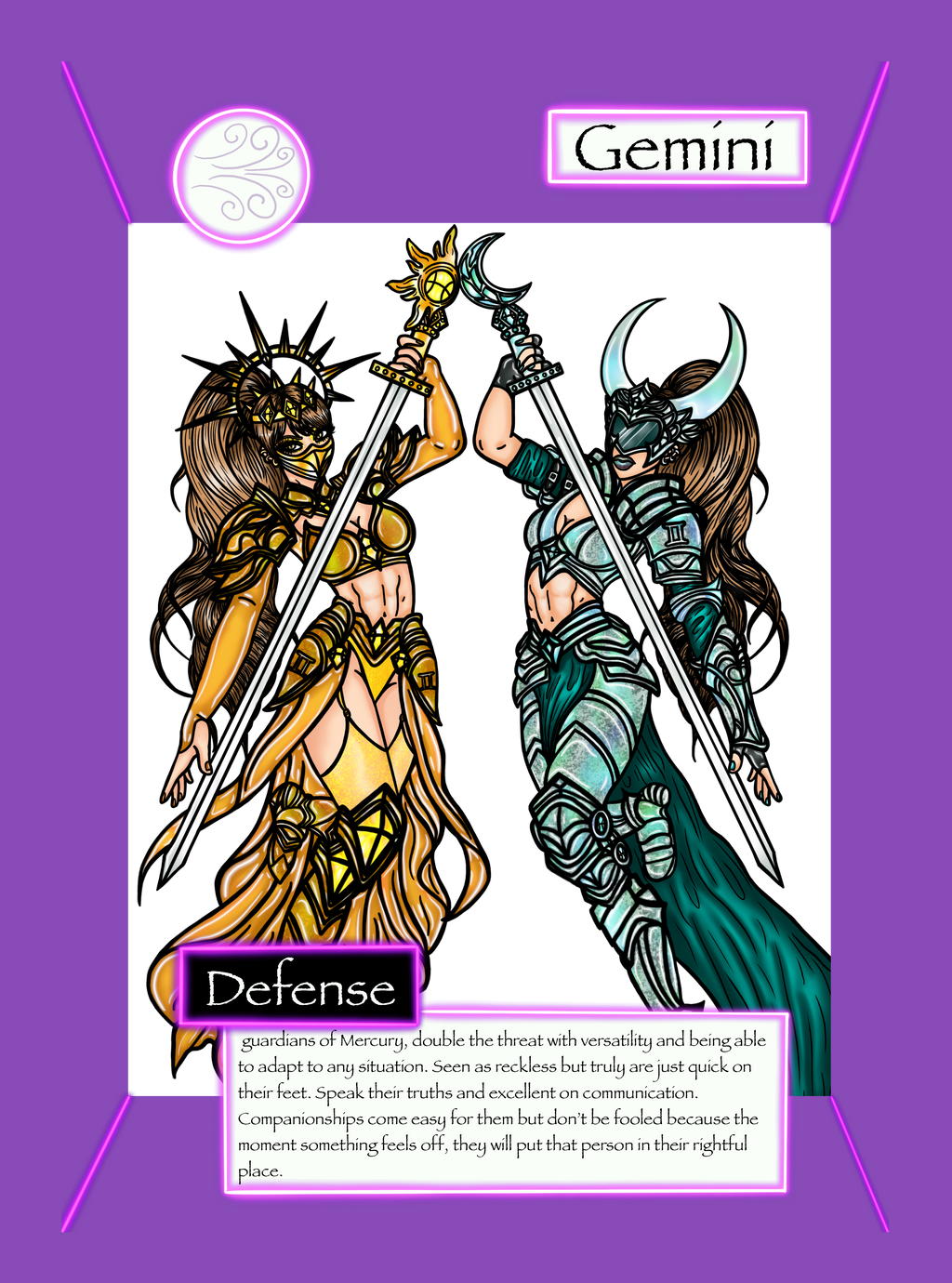 Gemini trading card