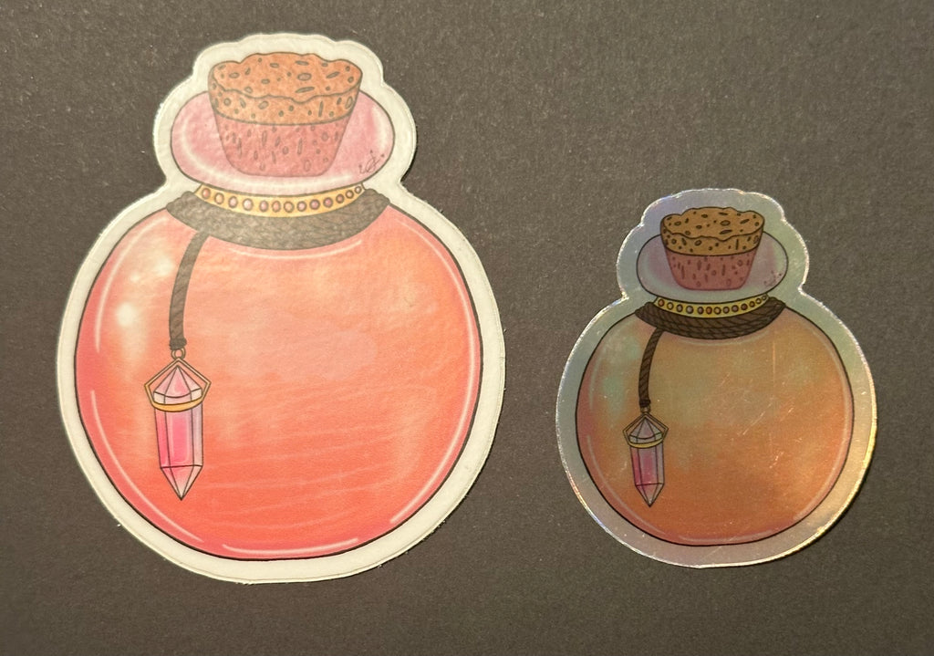 Lesbian potion sticker