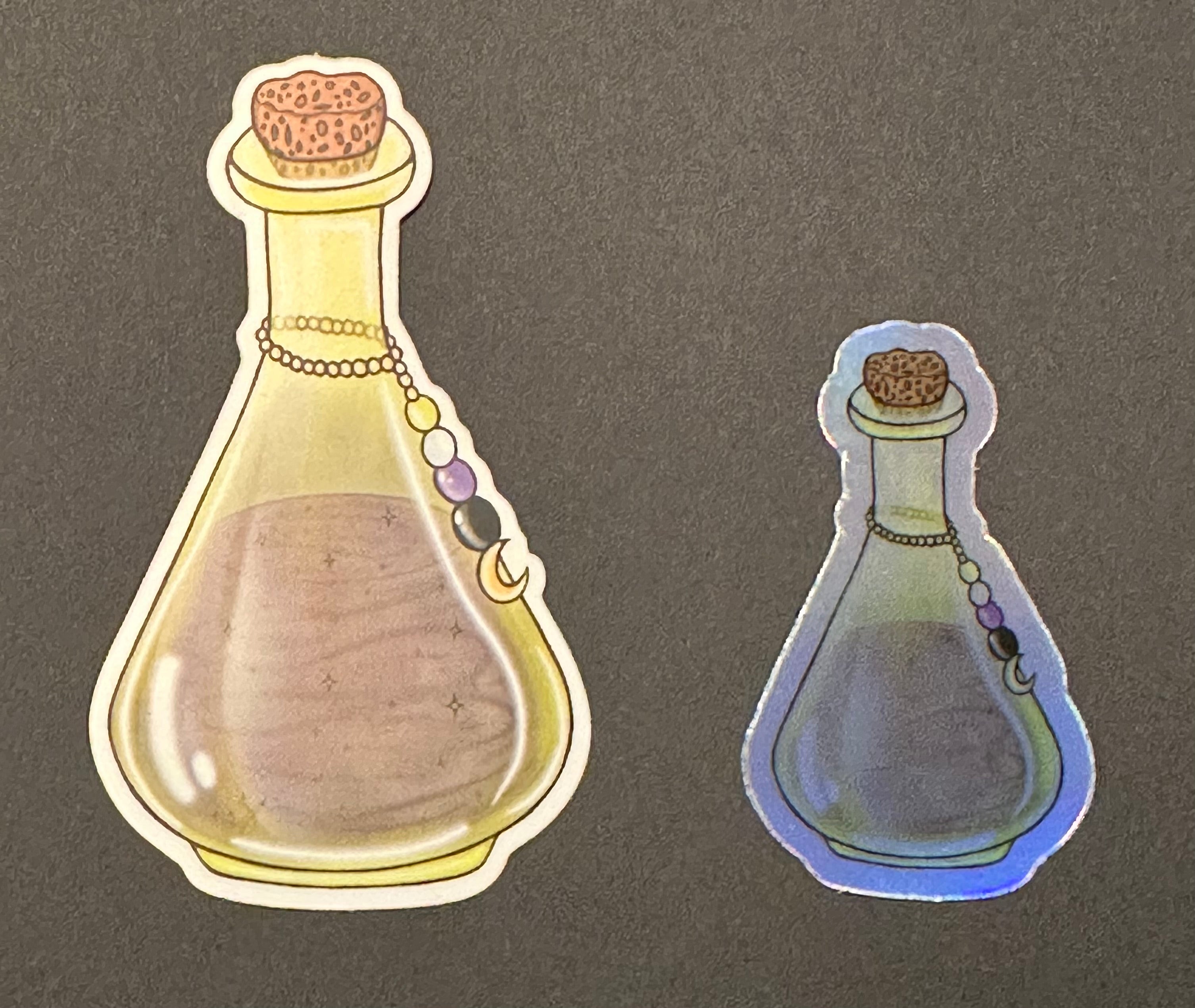 Nonbinary potion stickers