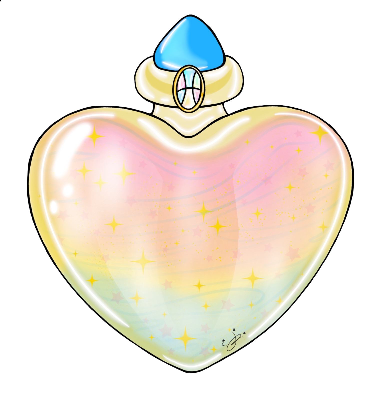 Pansexual potion stickers