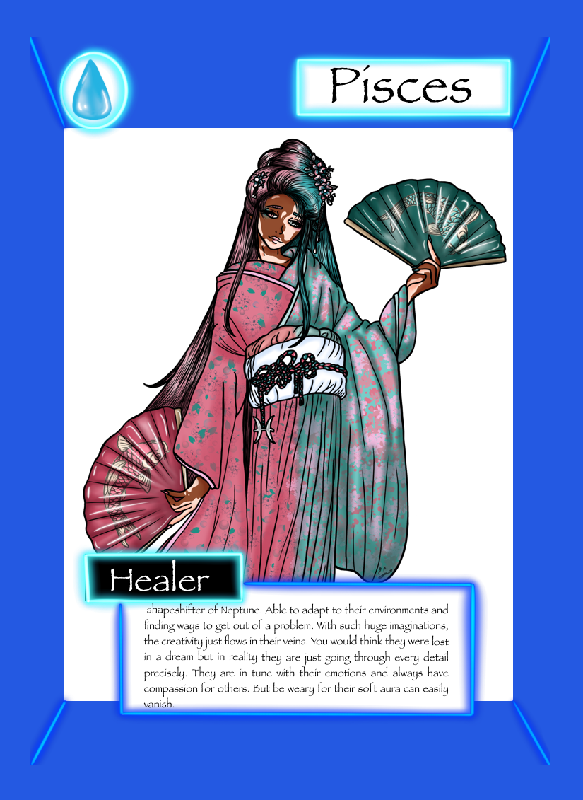 Pisces trading card