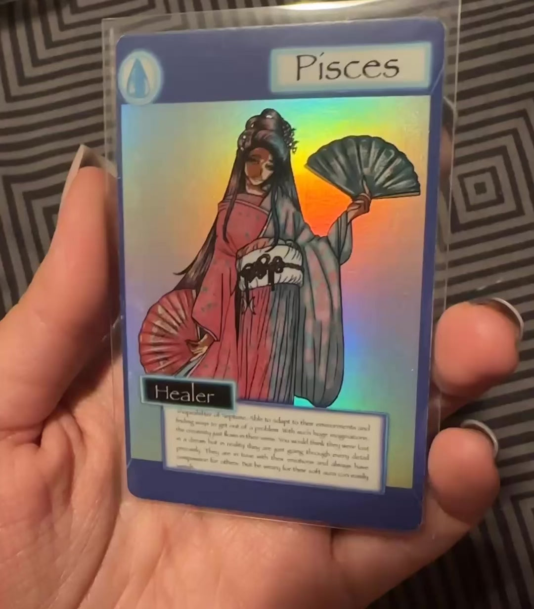 Pisces trading card