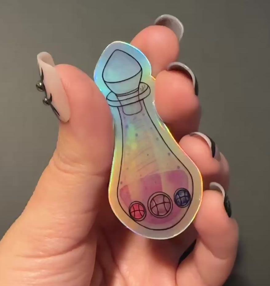 Bisexual potion stickers