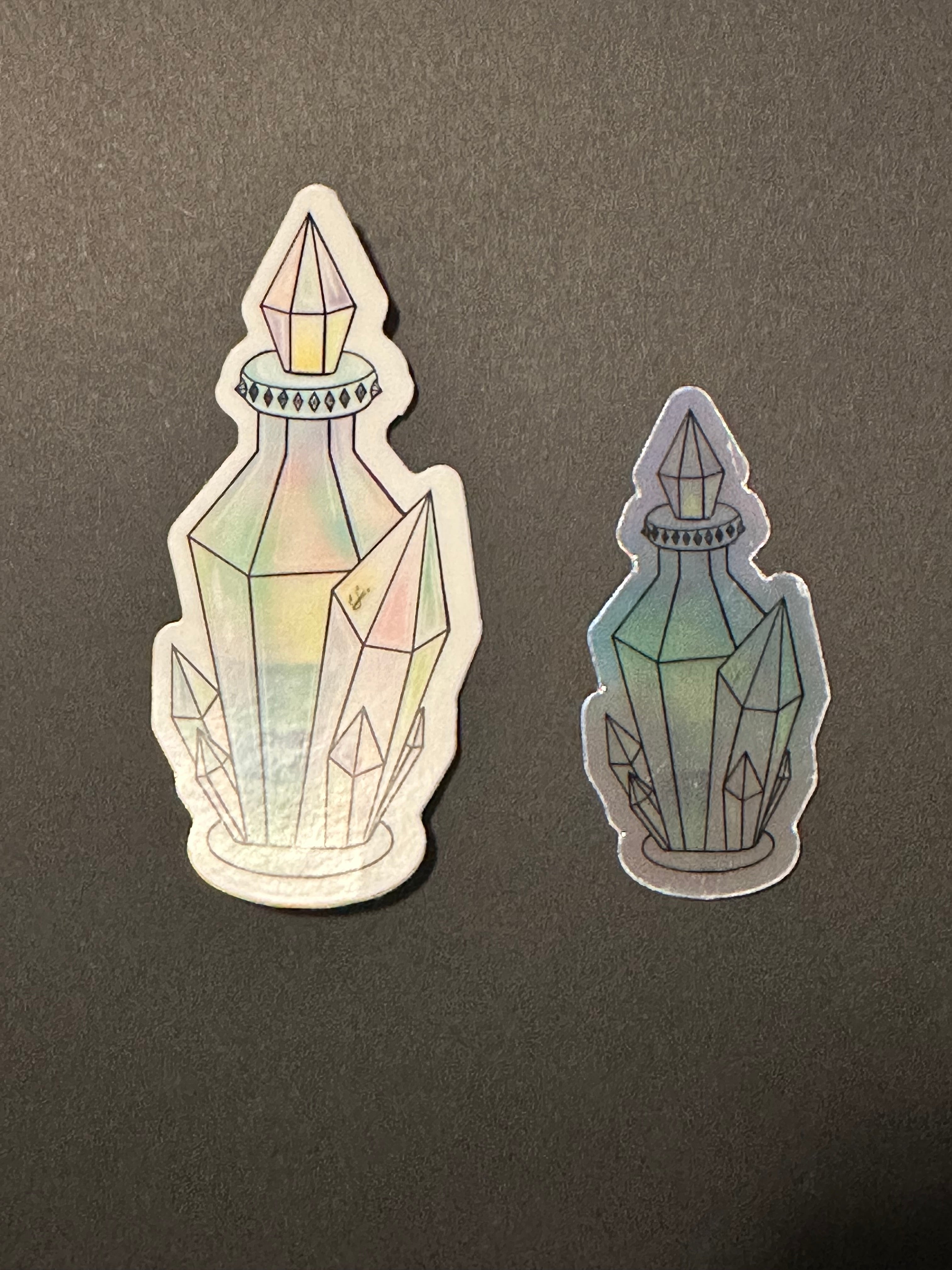 Pride potion stickers