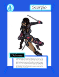 Scorpio trading card