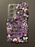 Spooky Purple phone case