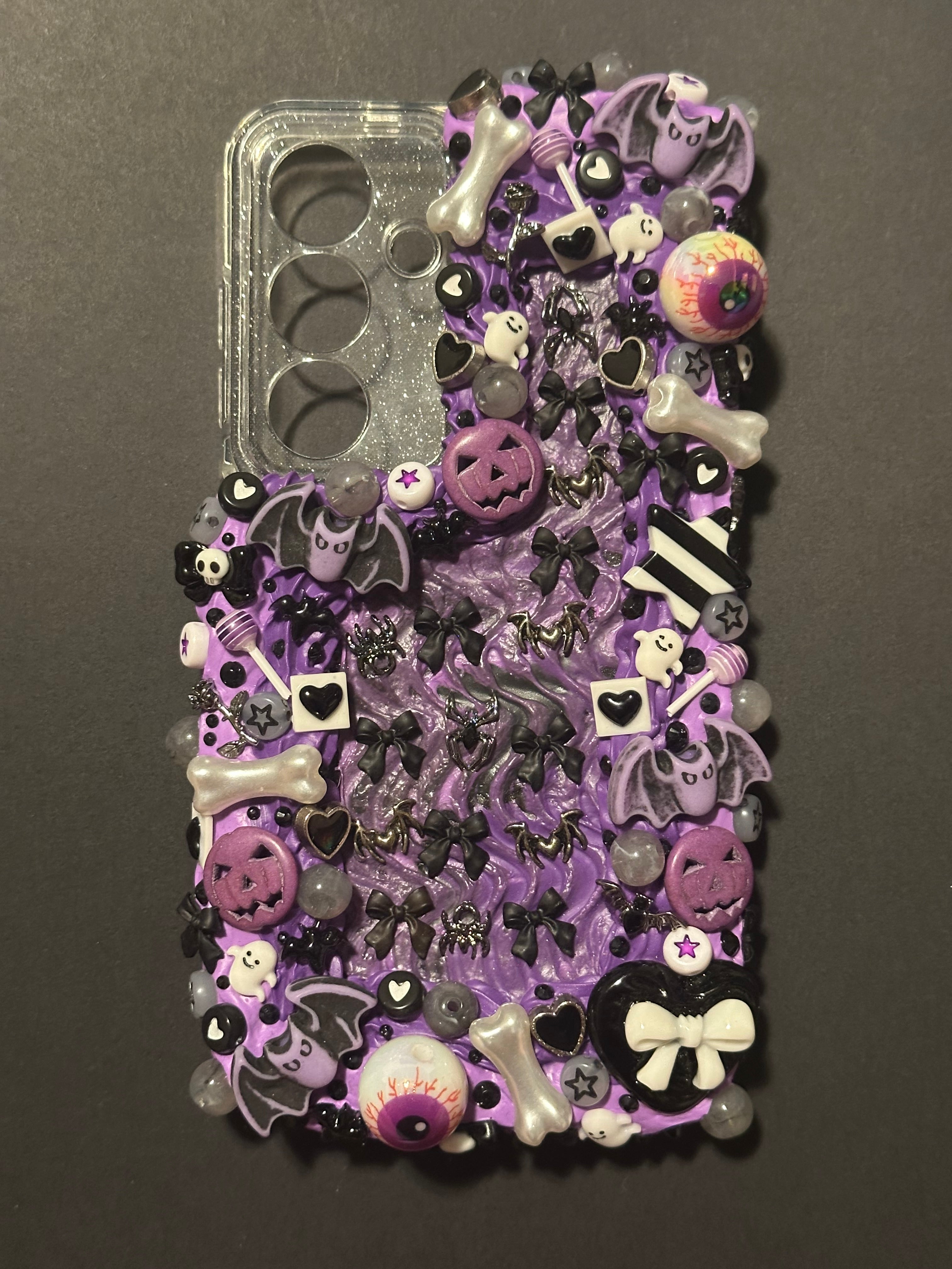 Spooky Purple phone case