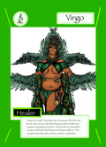 Virgo trading card